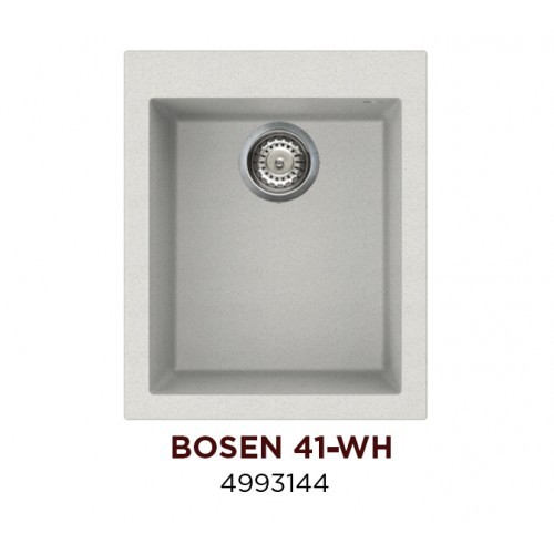 Omoikiri Bosen 41-WH 4993144 кухонная мойка тetogranit белый 41х50 см