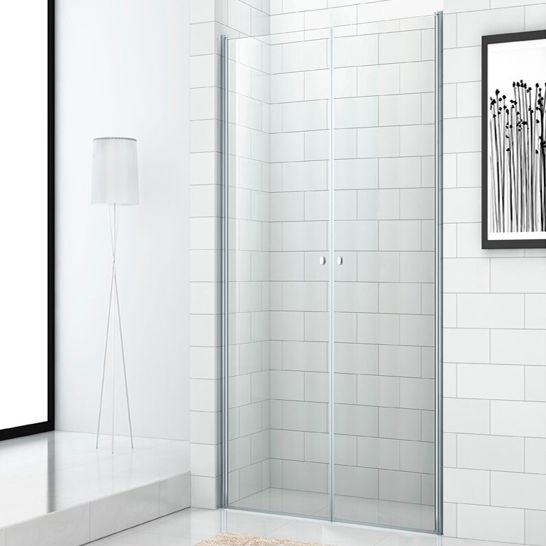 Cezares ECO-O-B-2-90-C-Cr душевые двери 90*190
