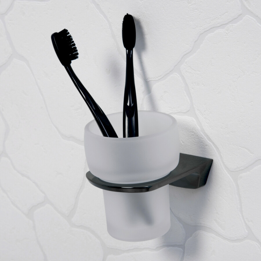 WasserKRAFT Glan K-5128 стакан для зубных щеток черный