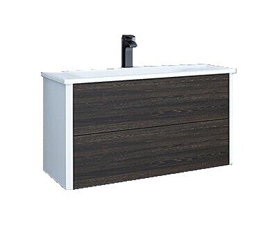 Акватон Брук 80 Модуль для раковины 2 ящика дуб ферра 1A202001BCDF0 