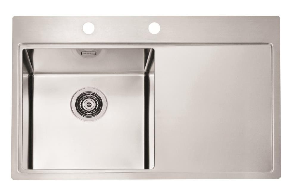 Мойка Alveus Pure 40 1103610 нержавеющая сталь satin L/R 79x52.5 см