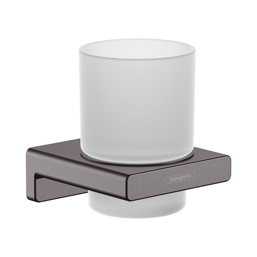 Hansgrohe AddStoris Стакан для зубных щеток хром-черный матовый 41749340