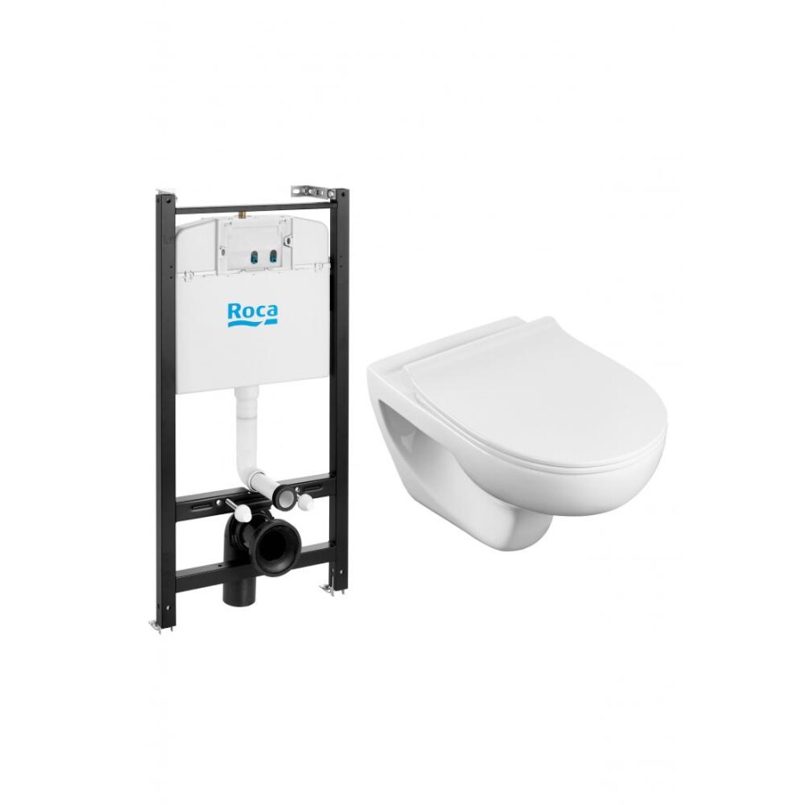 Roca Victoria Pack 893105010 унитаз подвесной + инсталляция