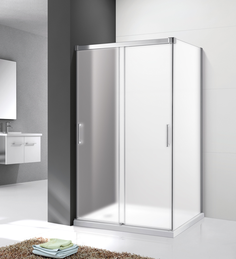 Cezares Tandem Soft душевой уголок левый 120х80 см TANDEM-SOFT-AH-2-120/80-P-Cr-L