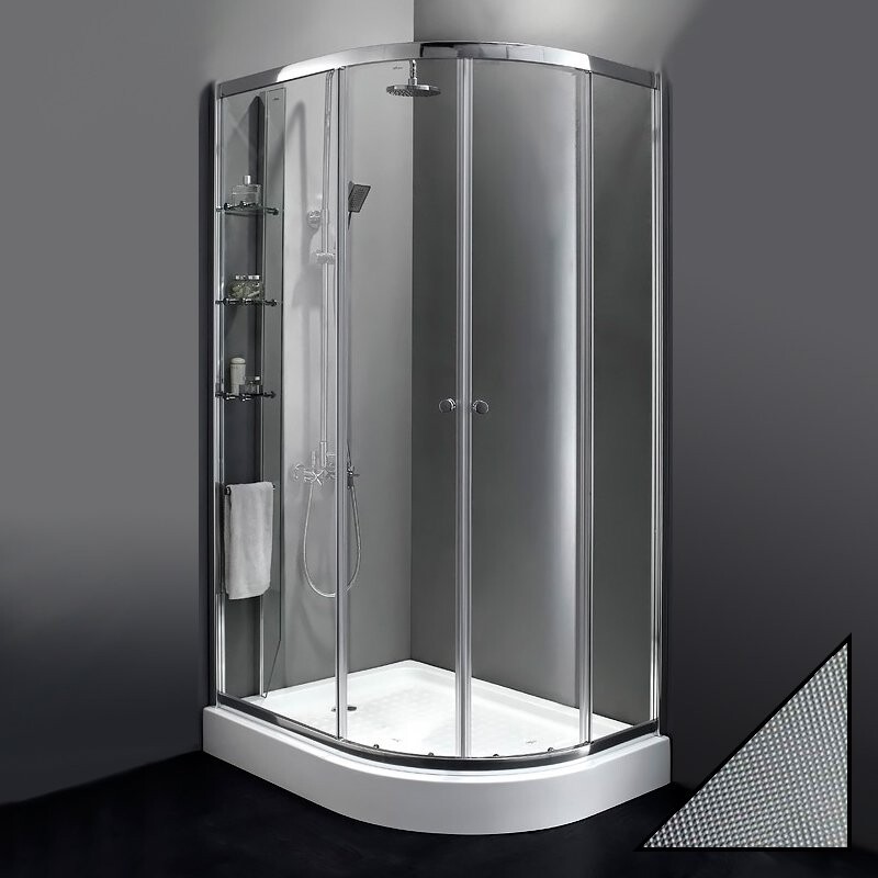 Cezares ANIMA-W-RH-2-120/100-P-Cr-L душевое ограждение 120*100*200