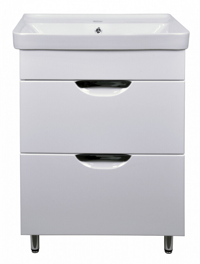 Loranto Стиль Соло тумба 60/2 см с раковиной Monte 60 CS00070755