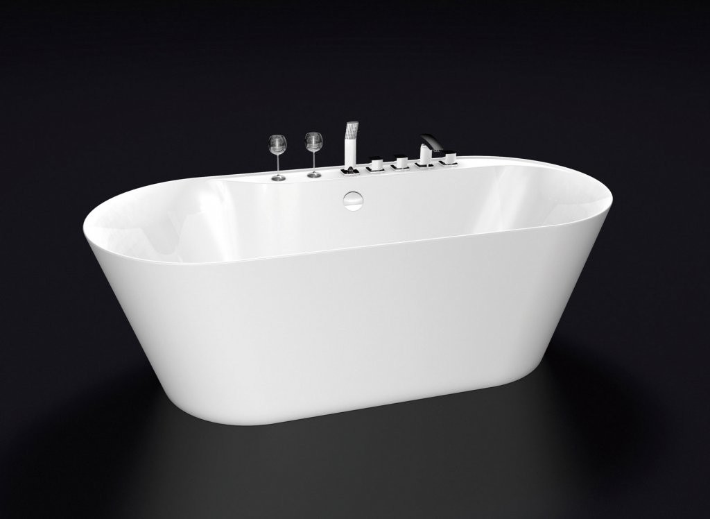 BelBagno BB14 178*84 ванна акриловая овальная
