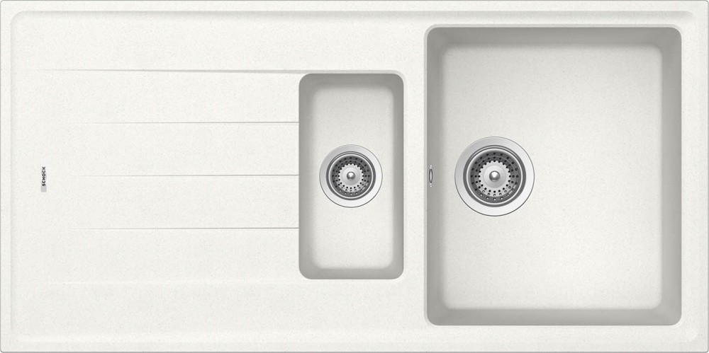 Schock Element 60D 700950 кухонная мойка альпина 100х50 см