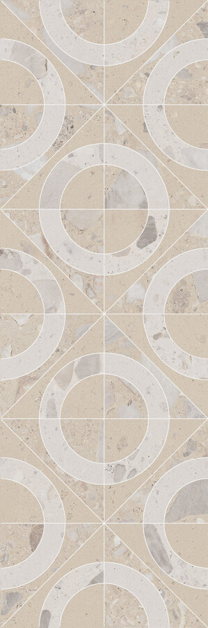 Керамическая плитка Декор Kerama Marazzi Прованс Тараскон Стоун бежевый светлый матовый обрезной 30x89,5x0,9 KMD3STA122BR
