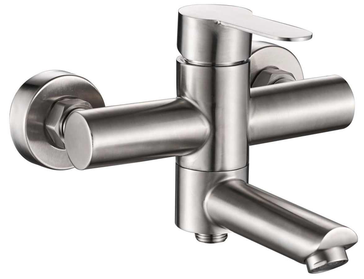 Haiba HB60801 смеситель для ванны никель