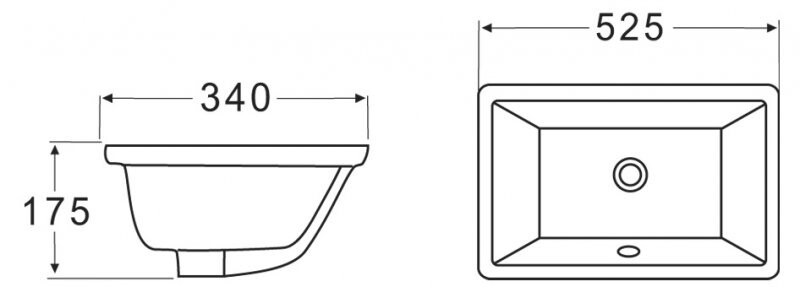 BelBagno BB1009 раковина встраиваемая 53 см белая