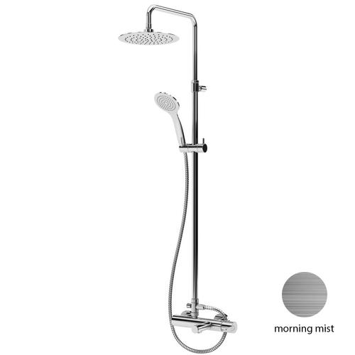 Cezares Leaf душевая стойка со смесителем стальной матовый LEAF-CVDA-30-MM