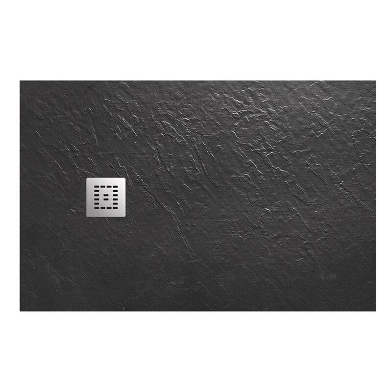 Поддон из искусственного мрамора Belbagno TRAY-MR-UNO-AH-120/80-35-NERO-CR