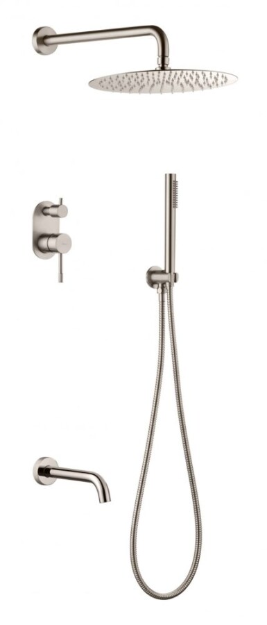 Душевая система с изливом Boheme Uno Nickle Brush 464-2-NB