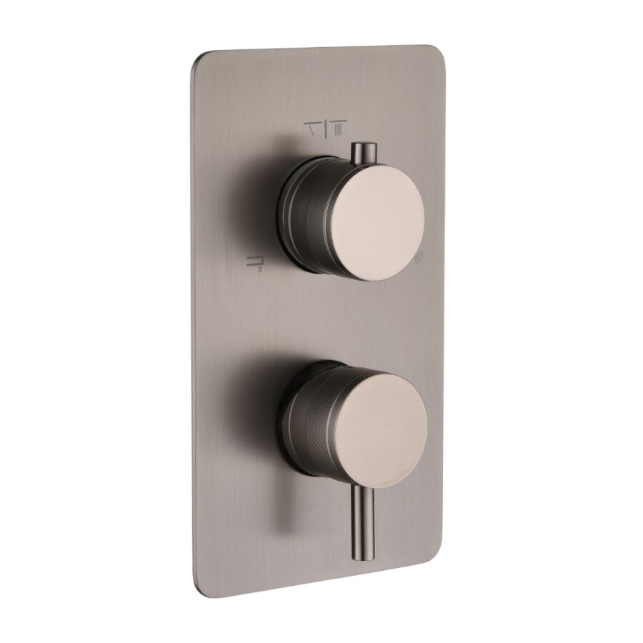 Смеситель встраиваемый 3-х проходной Boheme Cell Gun Metal 135-3-GM