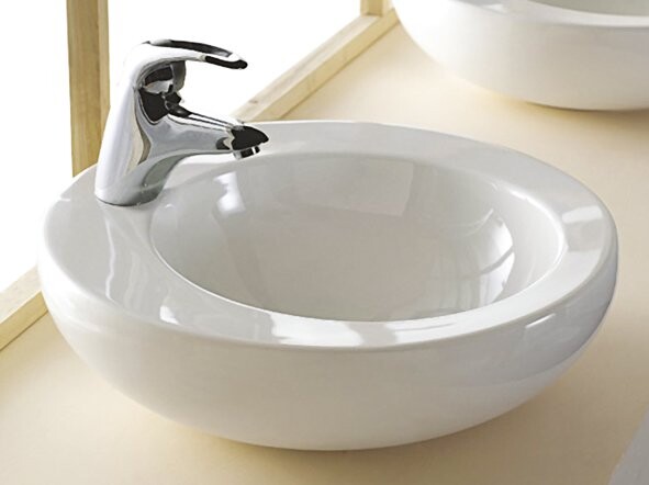 BelBagno Aria BB1053LW раковина накладная 50 см белая