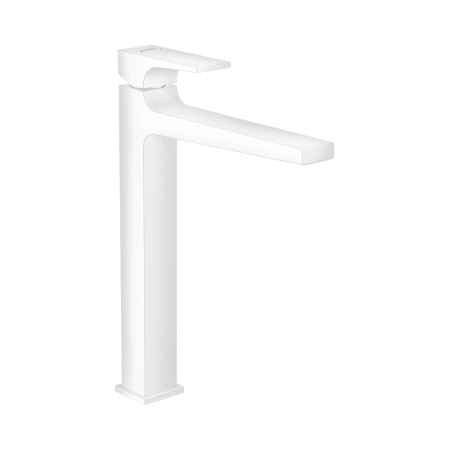 Hansgrohe Metropol Смеситель для раковины 260 со сливным клапаном Push-Open белый матовый 32512700