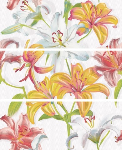 Azori Variete bouquet 50х60см декор-панно из 3шт глянцевое