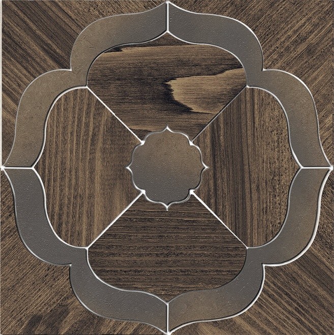 Kerama Marazzi Гранд Вуд ID84 наборный декор керамогранит 19,6x19,6 см