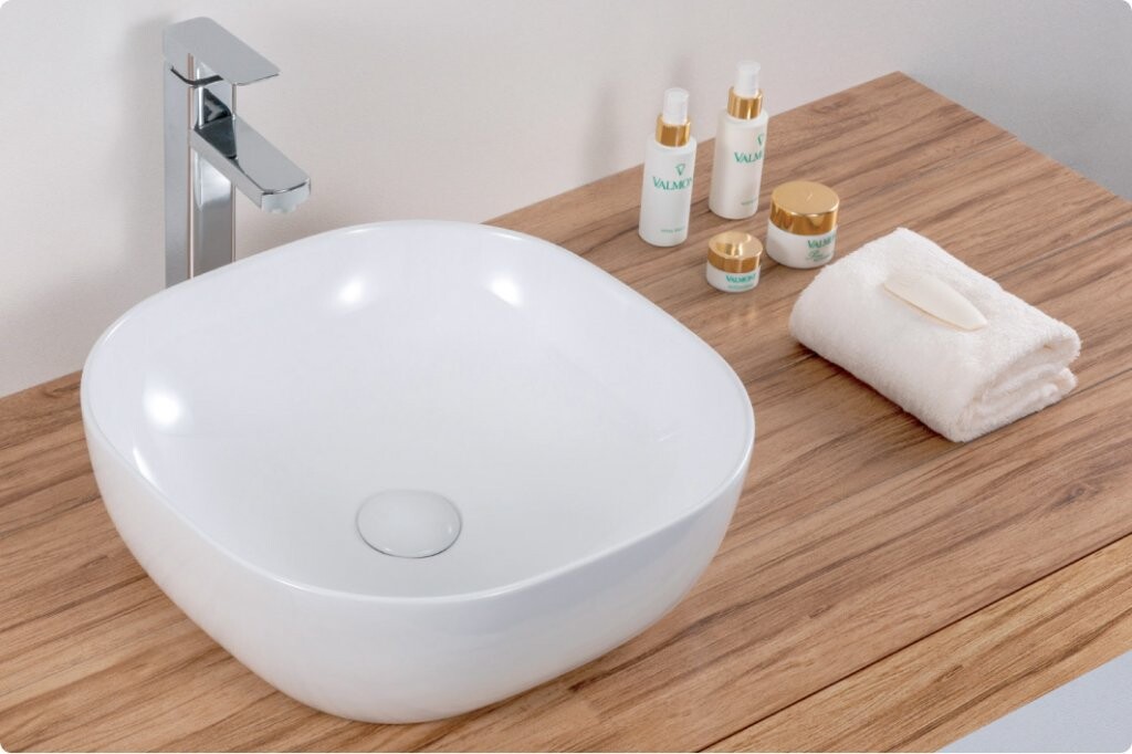 BelBagno BB1301 раковина накладная 42 см белая
