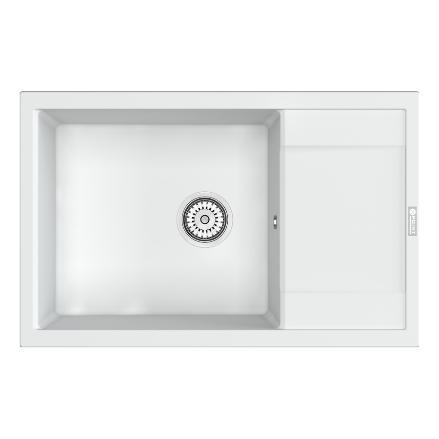Point Велета 78 мойка кухонная белая PN3002W
