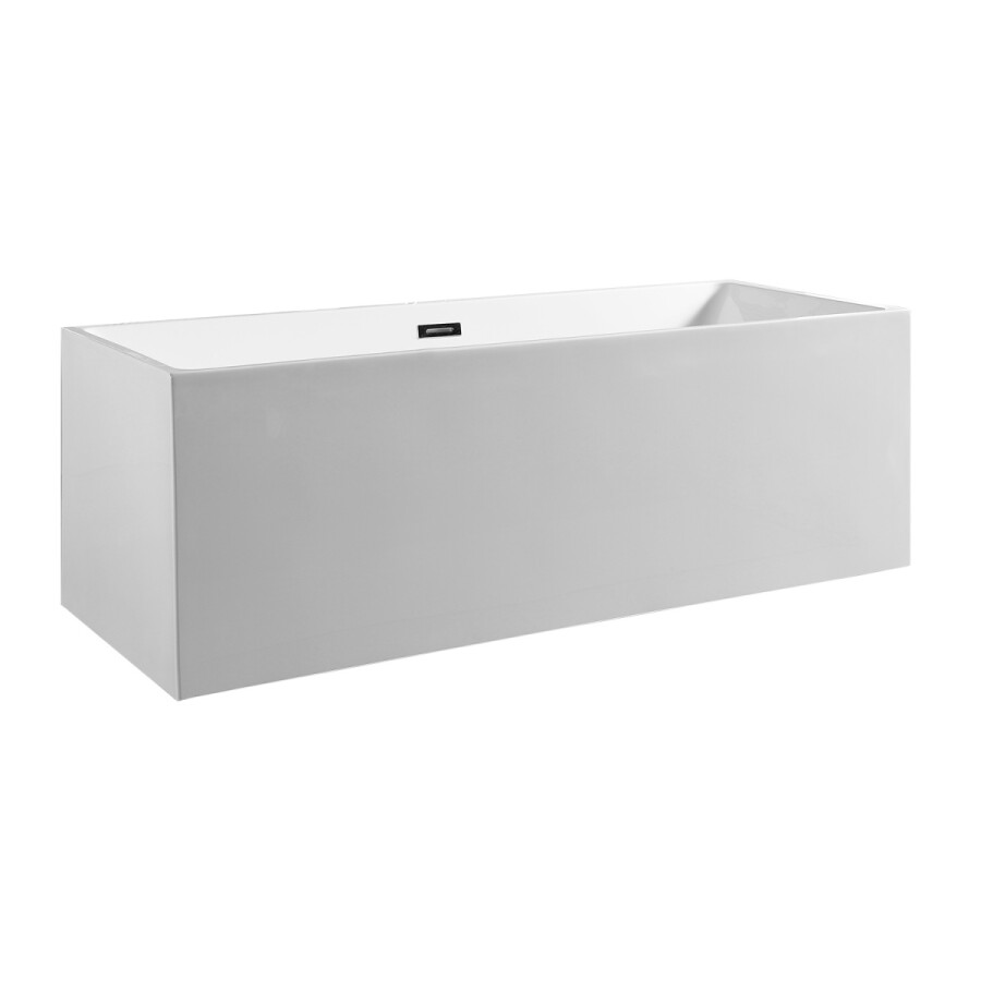 Ванна акриловая Azario Modern 1500x750x580 отдельностоящая, в комплекте с сифоном и металлической рамой AZ-6601-15075