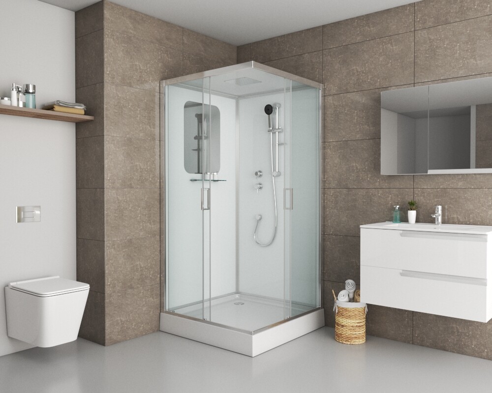 Niagara NG 6001-01Q Душевая кабина 90x90 Бессиликоновая сборка 60010114Q