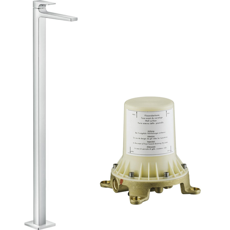 Hansgrohe 32530000S Set HG Metropol смеситель для раковины напольный (32530000+10452180) Хром