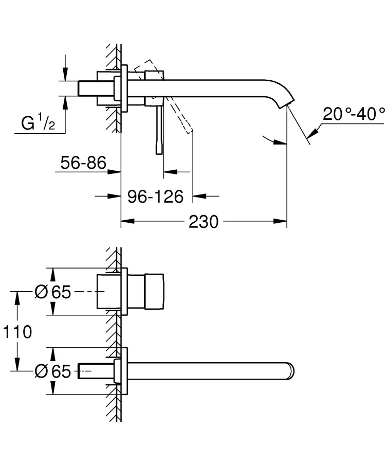 Grohe Essence New 19967DC1 смеситель для раковины