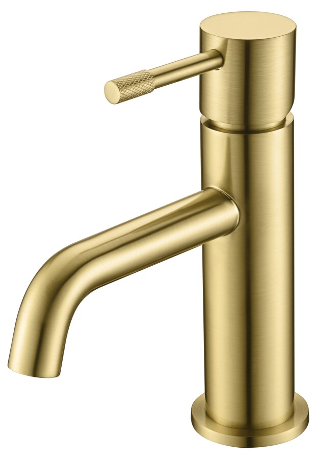 Смеситель для умывальника Boheme Uno Matt Gold 461-MG