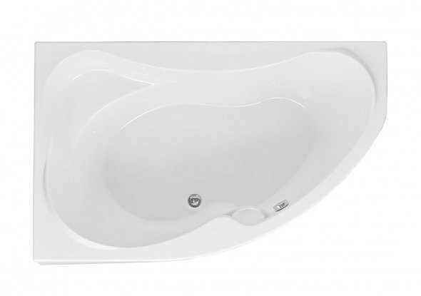 Aquanet Capri 160*100 ванна акриловая левая с каркасом 00205476