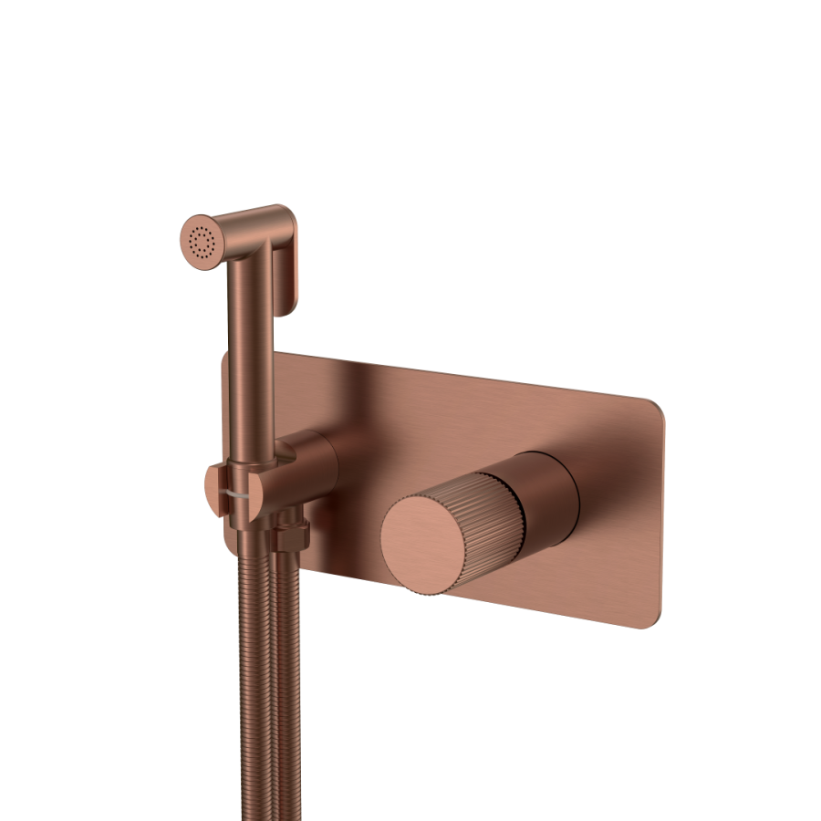 Гигиенический душ со смесителем Boheme Stick ручка Linea Brushed Bronze 127-BRB.3