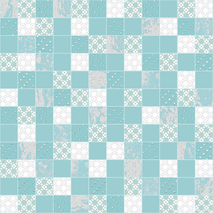 AltaCera Rainfall Mosaic Aquamarina DW7MSC16 декор 30x30 см
