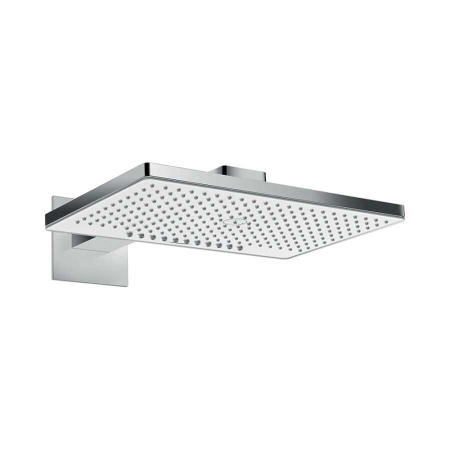 Hansgrohe Rainmaker Select Верхний душ 460 2jet с держателем хром-белый матовый 24005400