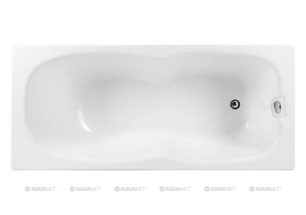 Aquanet Riviera 180*80 ванна акриловая прямоугольная с каркасом 00231080