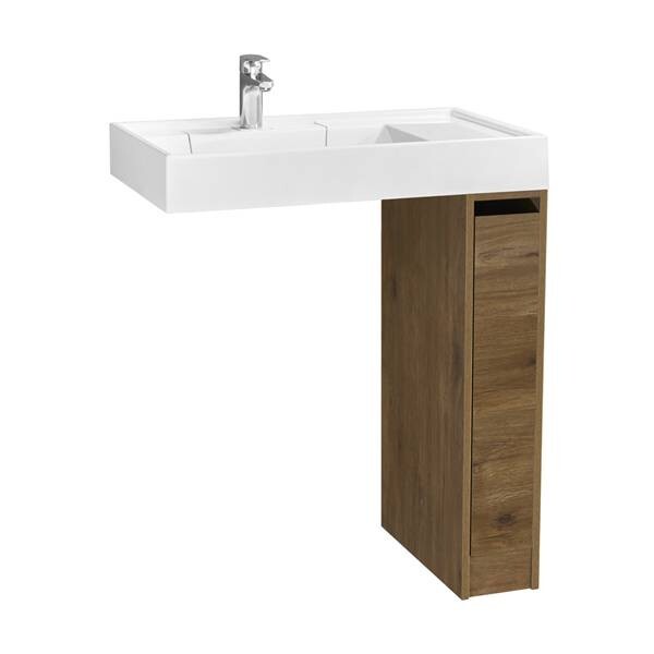 Фасад к тумбе Aquaton Лондри 20 Дуб Рустикальный 1A275001LHDR0