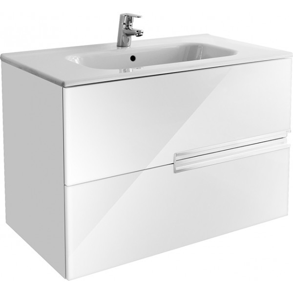 Roca Victoria Nord Ice Edition 80 тумба ZRU9302731 с умывальником 32799C000 подвесная
