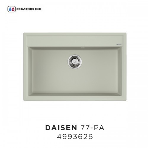 Omoikiri Daisen 77-PA 4993626 кухонная мойка аrtgranit пастила 77х51 см