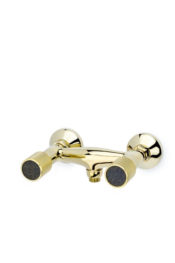 Смеситель для душа Boheme Royal Cristal Золото 294-Royal/CRST black