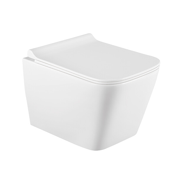Sole CUBE 2 Унитаз подвесной с крышкой Soft-close безободковый УТ000039018