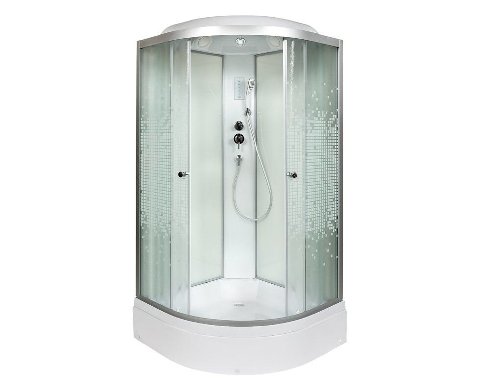 Deto душевая кабина 100х100 L710EL с электрикой