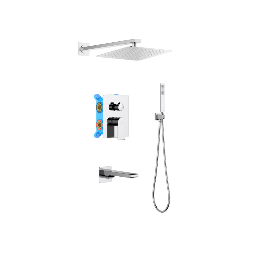 Aquatek Лира Душевой комплект Set 4 в 1 AQ1473CR