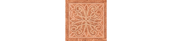 Coliseum Gres Toscana Rosso Tozzeto Giglio 7x7 см вставка напольная красная