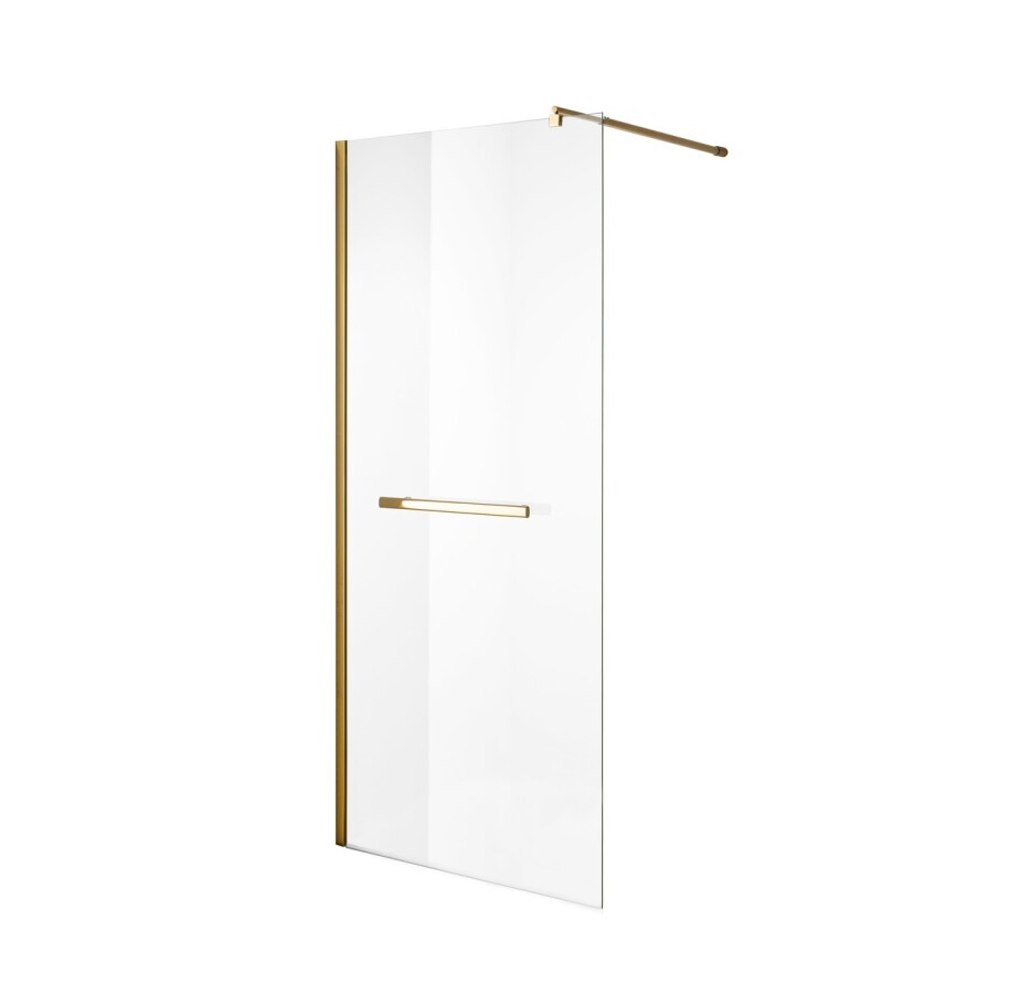 Душевая перегородка Niagara Nova NG-641-11GOLD (110х195) золото,стекло прозрачное,1 место