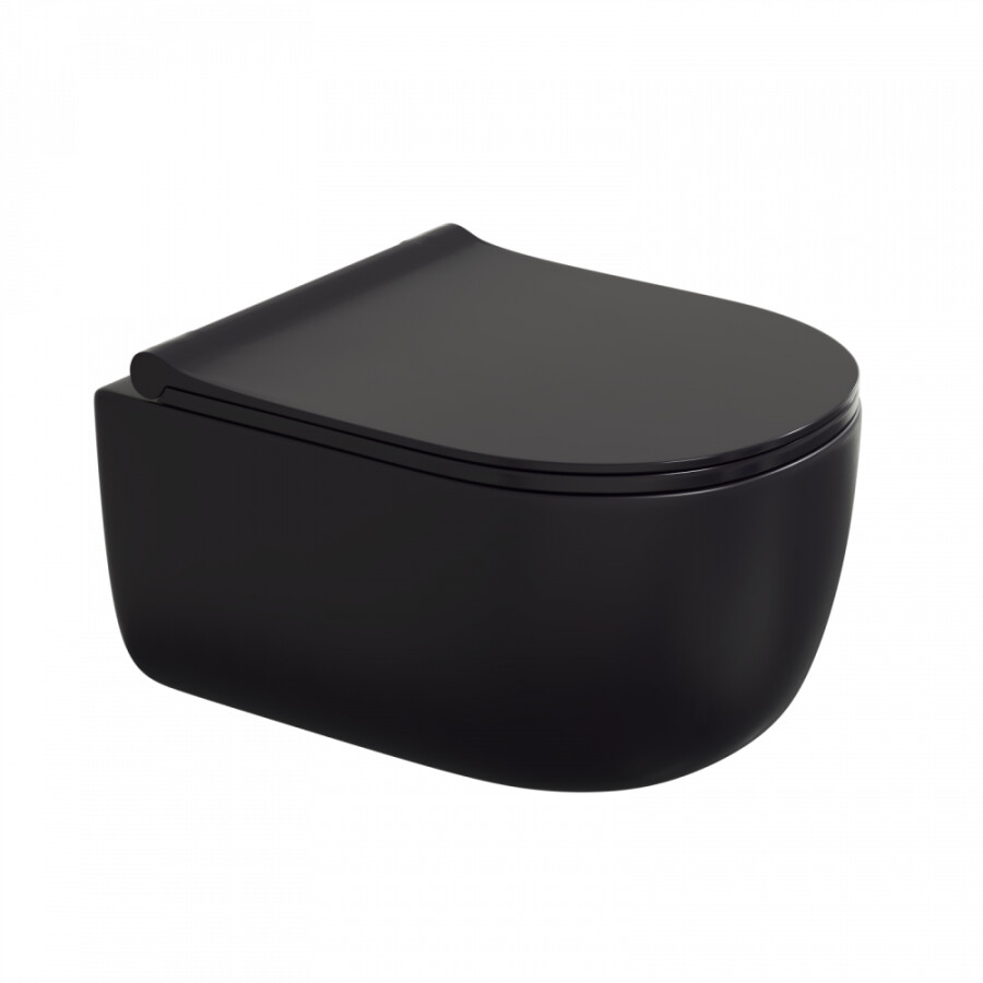 Berges Wasserhaus Ego Black Rimless 082125 унитаз подвесной