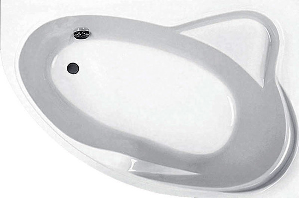 Ванна акриловая Jika Spirit 163x104 см асимметричная правая