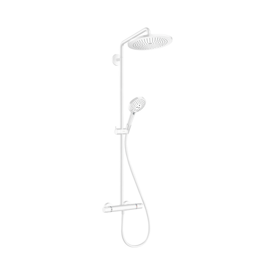 Hansgrohe Croma Select S Душевая система 280 1jet с термостатом белый матовый 26890700