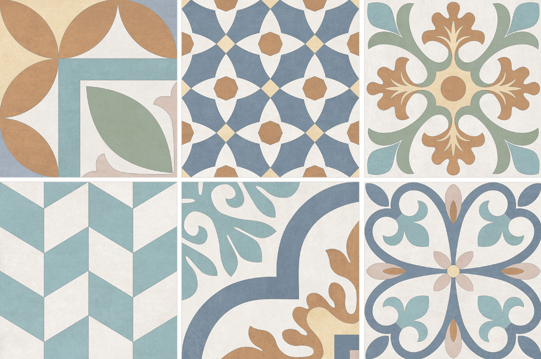 Керамогранит Artkera Group Design Art GP2020DMX55 Design Mix 4 Матовый 200 x 200 x 8 мм.