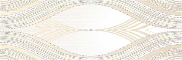 Уралкерамика Сезаль 20х60 см декор настенный волна 