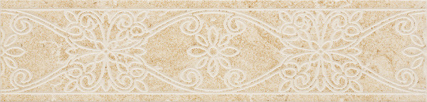 Coliseum Gres Toscana Giallo Fascia Giglio 7x30 см вставка напольная желтая